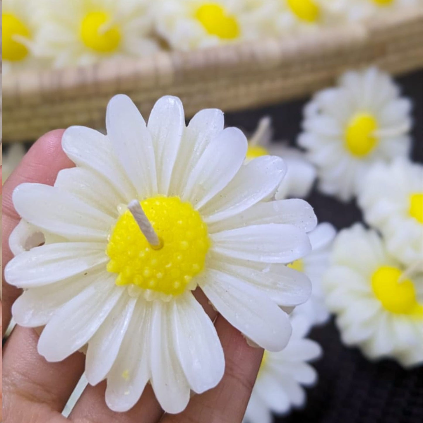 Daisy Candle